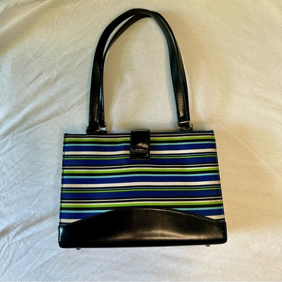 Kate Spade Mini Striped Handbag Purse - Picture 4 of 6